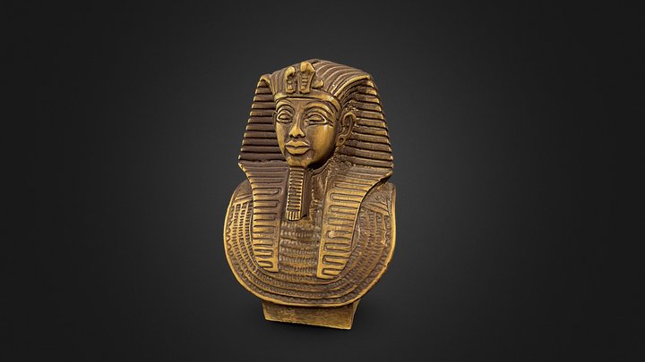 Tutanhamon szobor / Mask of Tutankhamun 3D Model