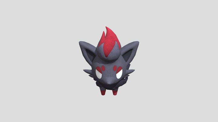 Pokemon Scarlet Violet Zorua 3D Model