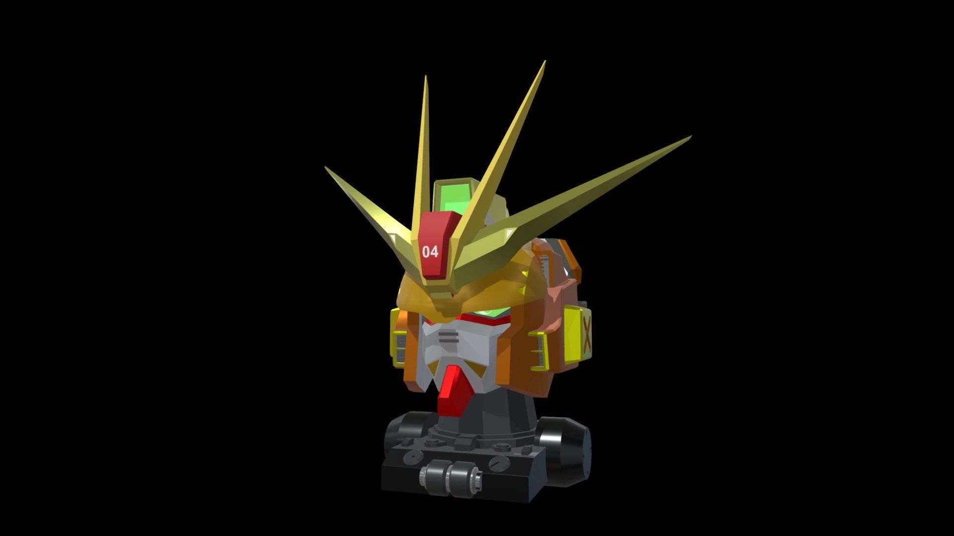 Gundam NEW HEAD Desain kepala No.4