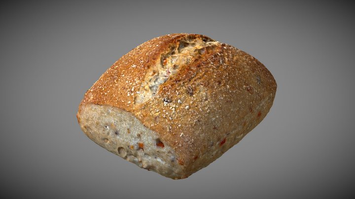 Bread Roll 3D Model