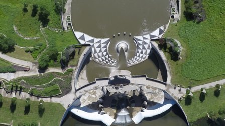A flight in the park over the Dam 3D Model