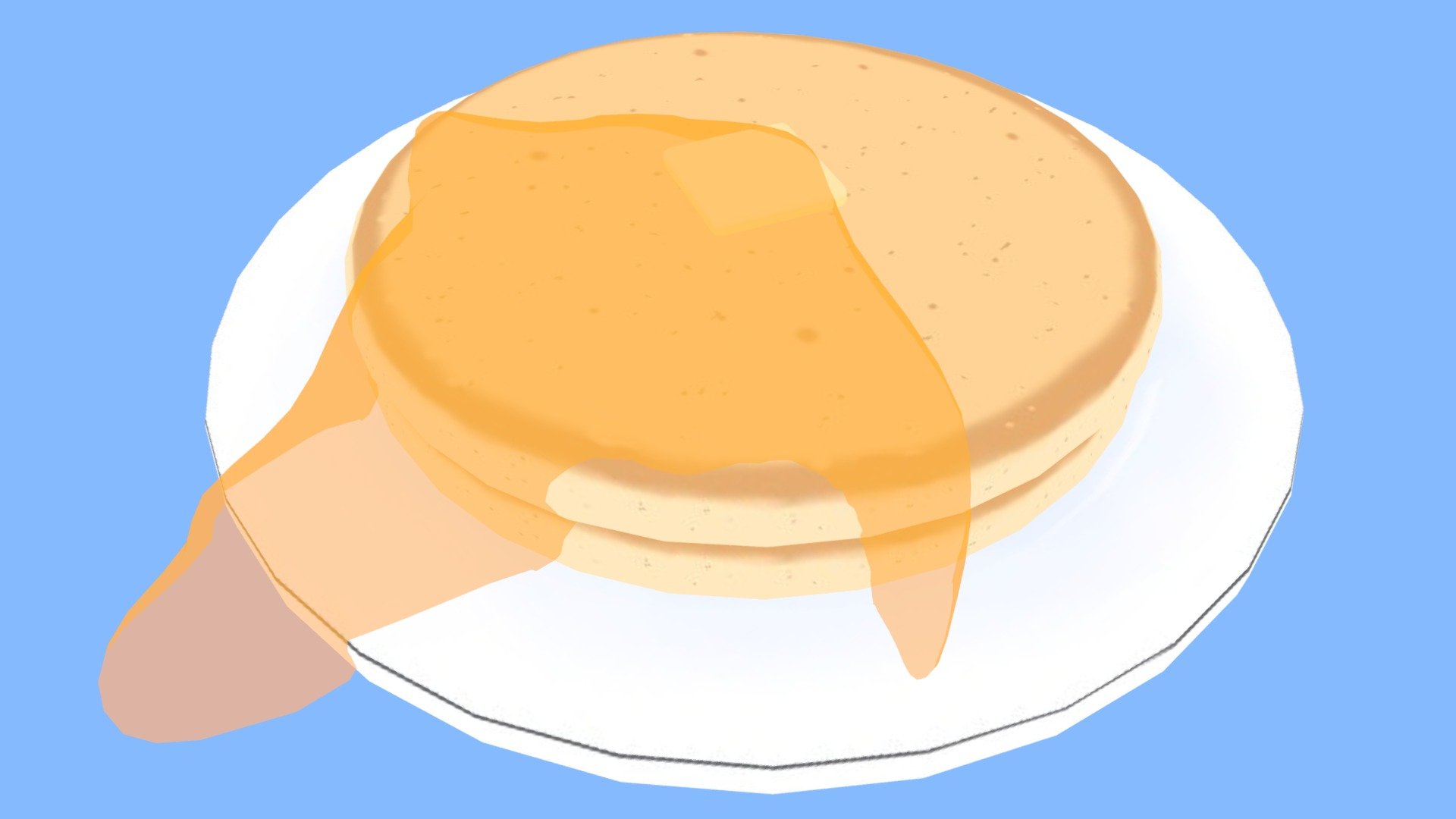 Handpainted Pancake
