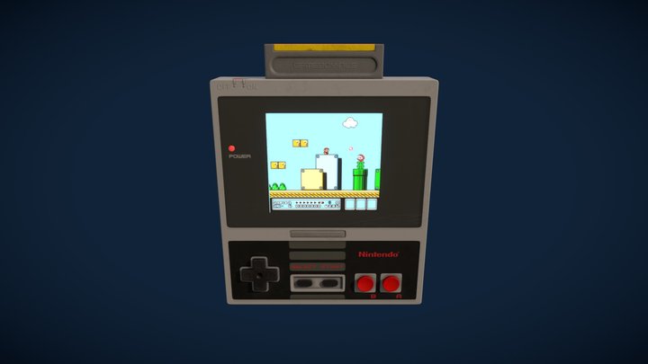 NES portable 3D Model
