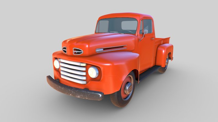 Vintage pickup 3D Model