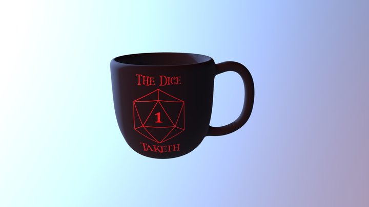 D&D Mug v2 3D Model