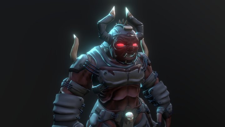 Orc Warrior 3D Model