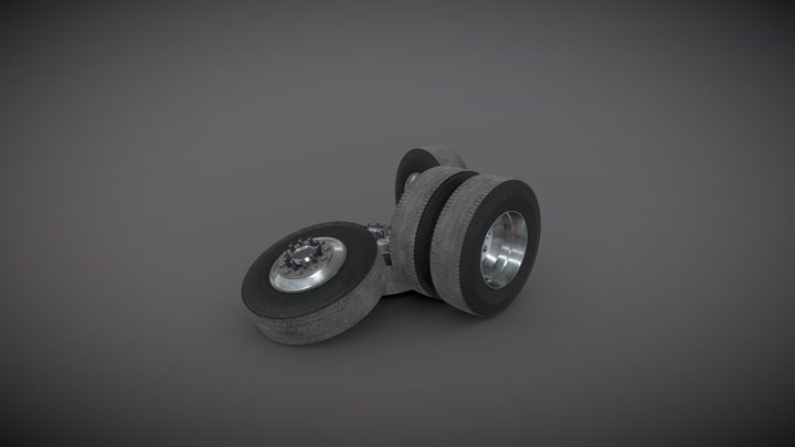 Truck tire 3D Model