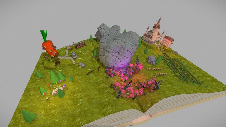 PROJEXT: Alice in Wonderland 3D Model