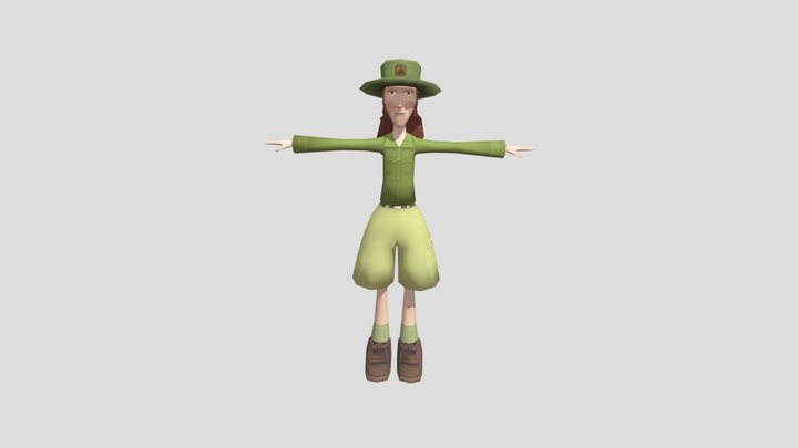 Beth From open season 3D Model