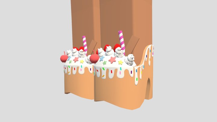 Sweet Treat High Heel Pumps 3D Model