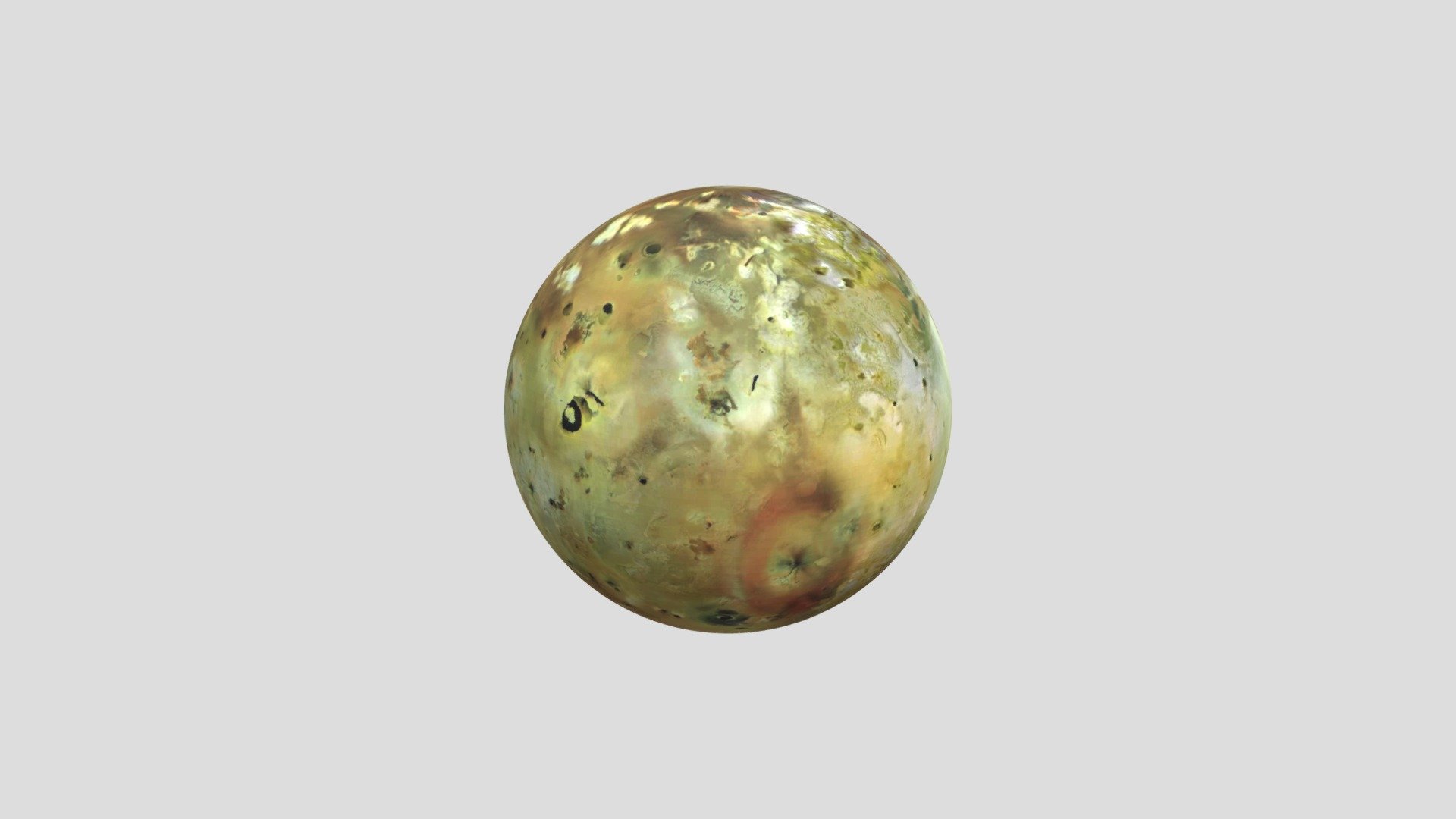 Io (Jupiter's moon - Download Free 3D model by Novel (@romanmisenko13 ...