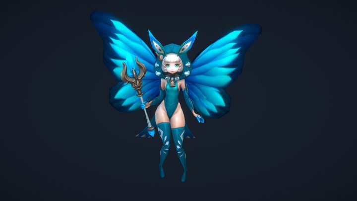 Fairy girl 3D Model