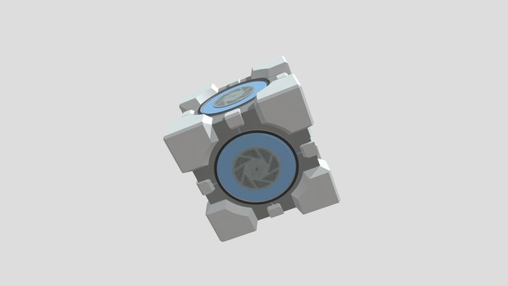 Cube from Portal- student work 3D Model
