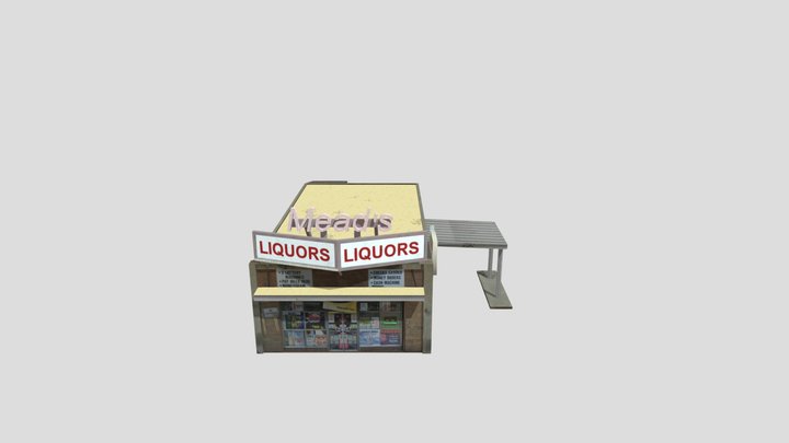 Liquor Store 3D Model