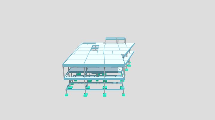 Projeto Estrutural Saldanha Mall 3D Model