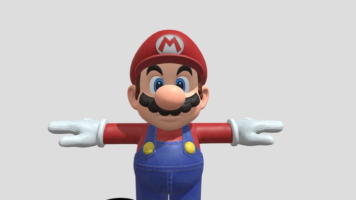 Mario obj 3D Model