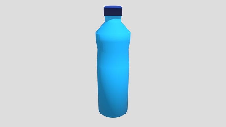 Water Bottle Low Poly