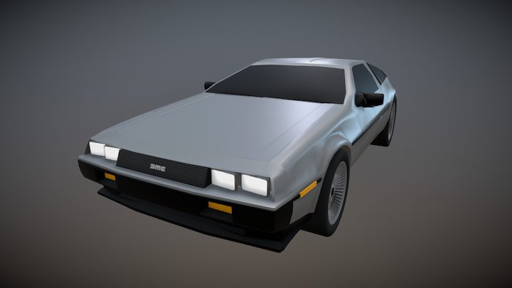 Delorean 1 3D Model