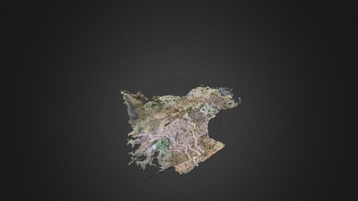 Hilly Area Survey 3D Model