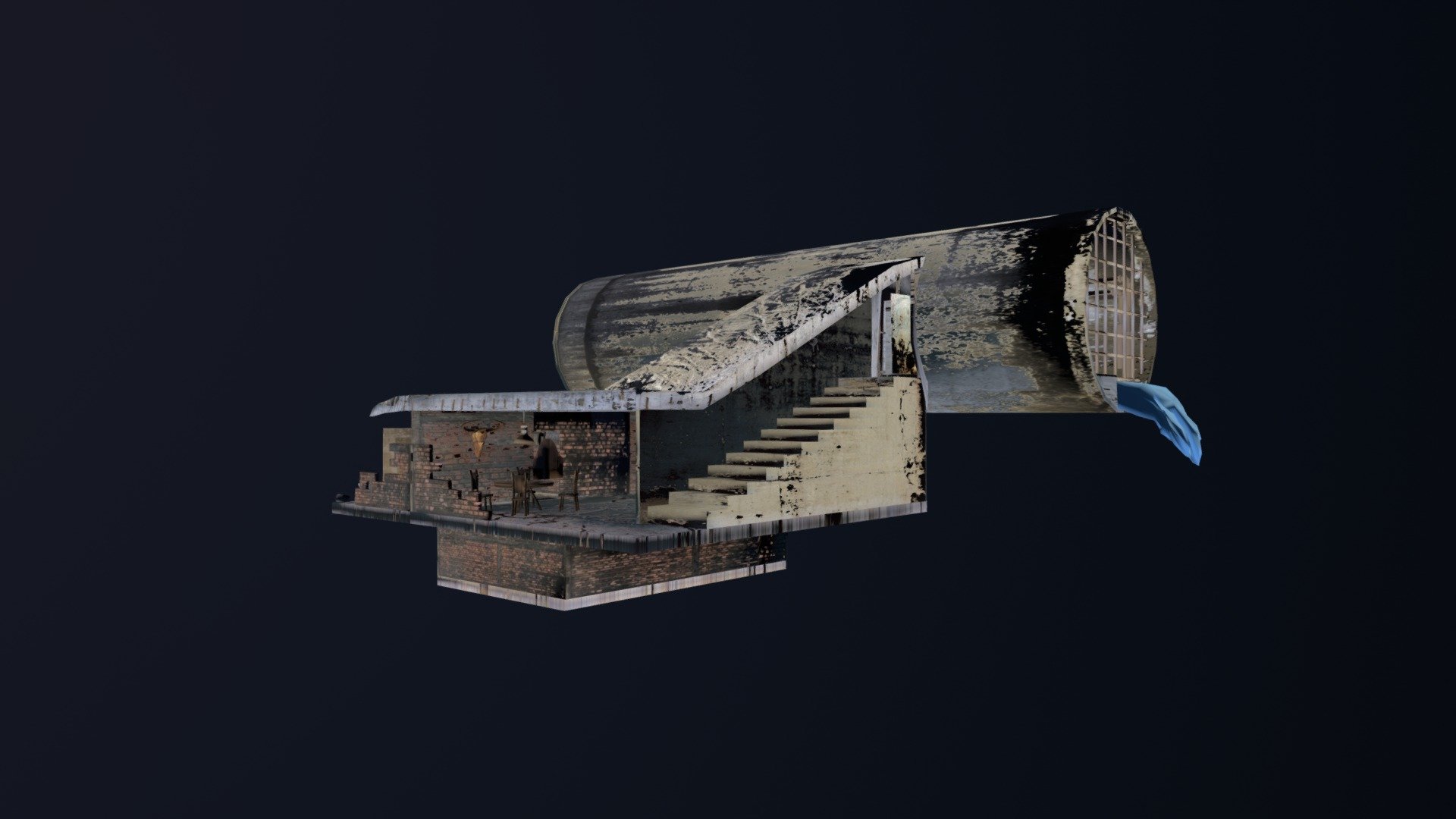 Cenário Interno — Sketchfab embed 3D viewer