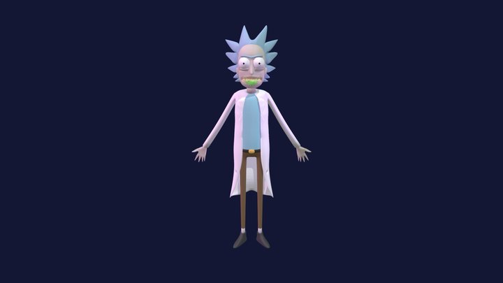 Rick Sanchez (Rick and Morty) 3D Model