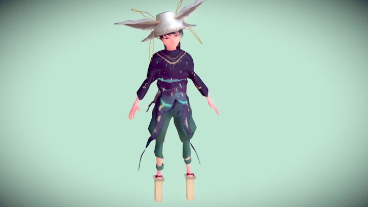 The Desert Child 3D Model