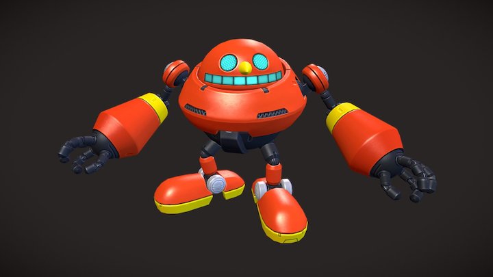 Sonic Generations Egg Pawn - Remodel 3D Model