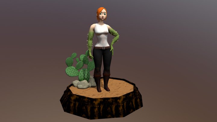 Clover - Super Hero 3D Model