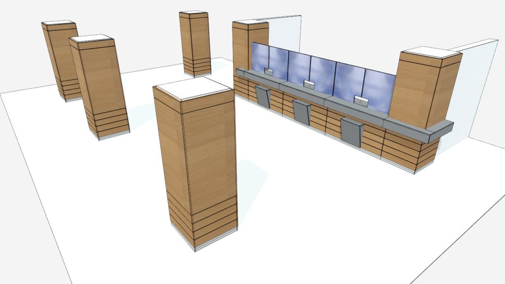 Receptie si placare AB — Sketchfab embed 3D viewer