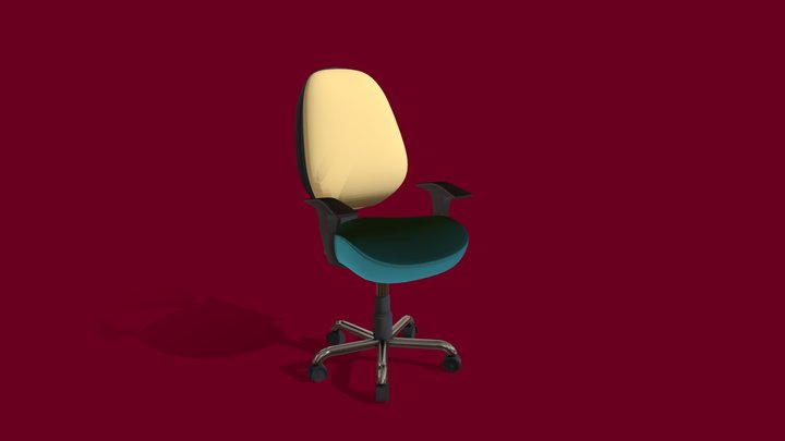 Simple Chair 3D model 3D Model