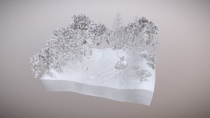 Monster Garden - WIP 3D Model