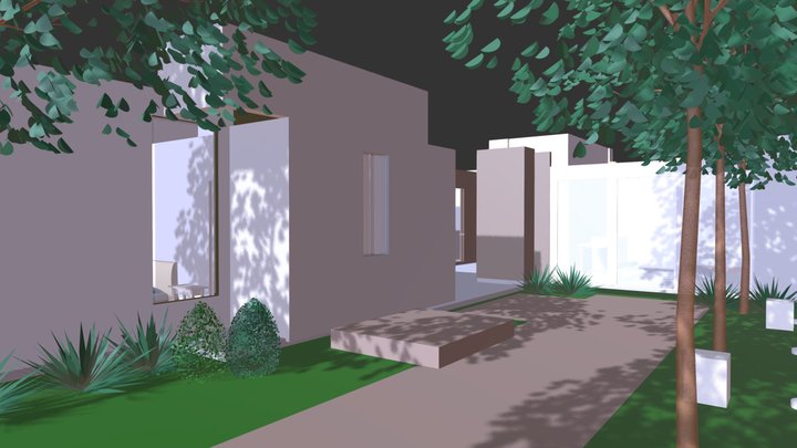 Country Home | W Trees 171221 3D Model