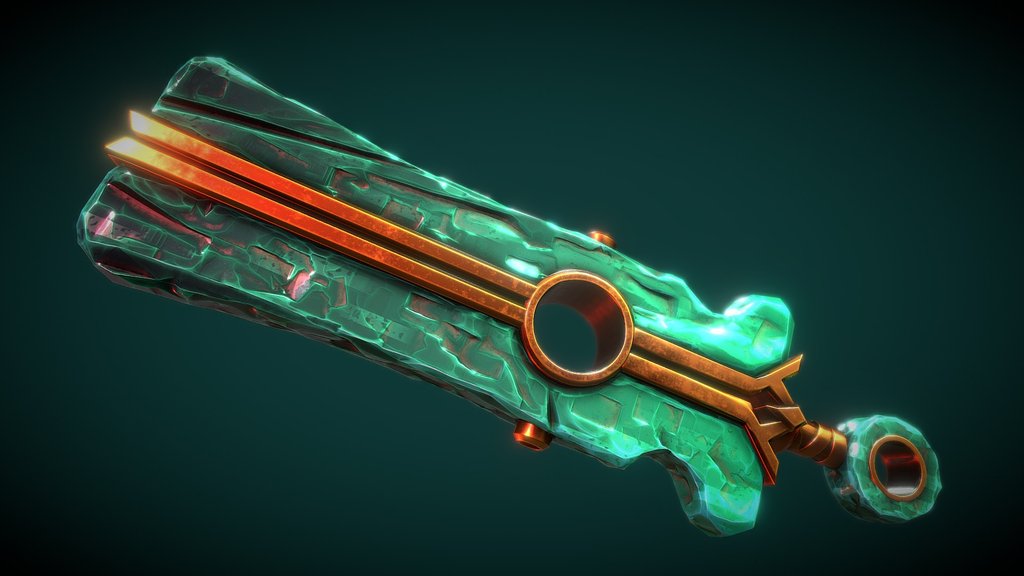 Stylized Emerald Sword