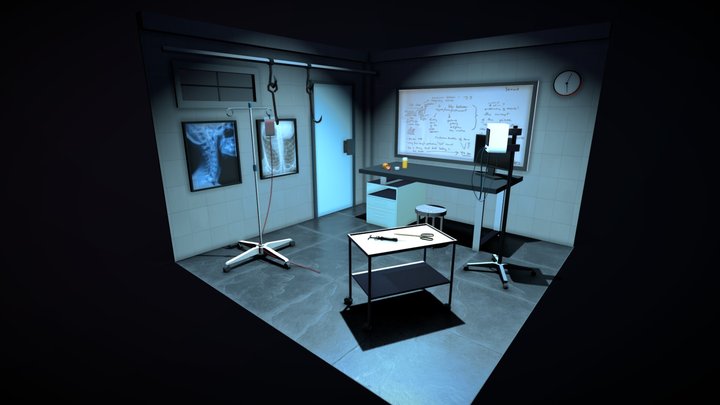 Suspicious Medical Room 3D Model