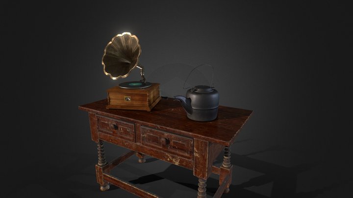 Totally Not a Haunted House - Environment Props 3D Model