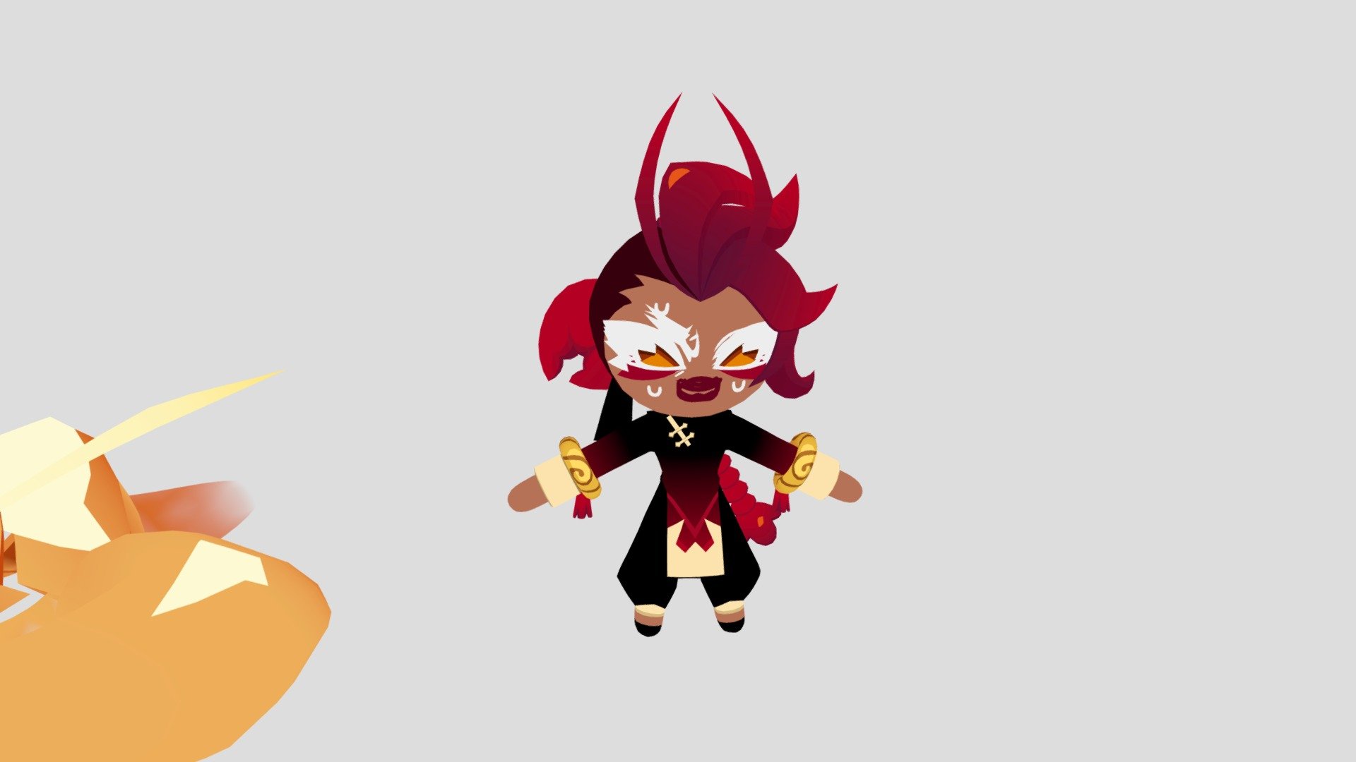 Mala Longxia Cookie — Sketchfab embed 3D viewer