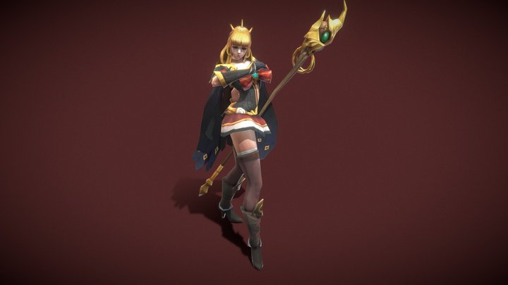 Fantasy Chess RPG Character - Venus 3D Model