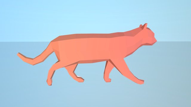 Cat Walk 3D Model