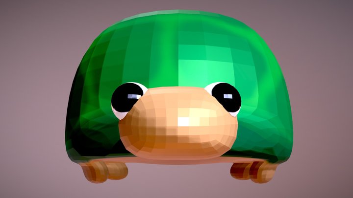 Cute tortoise 3D Model