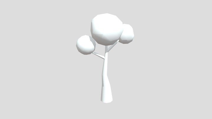 low poly tree that can stand