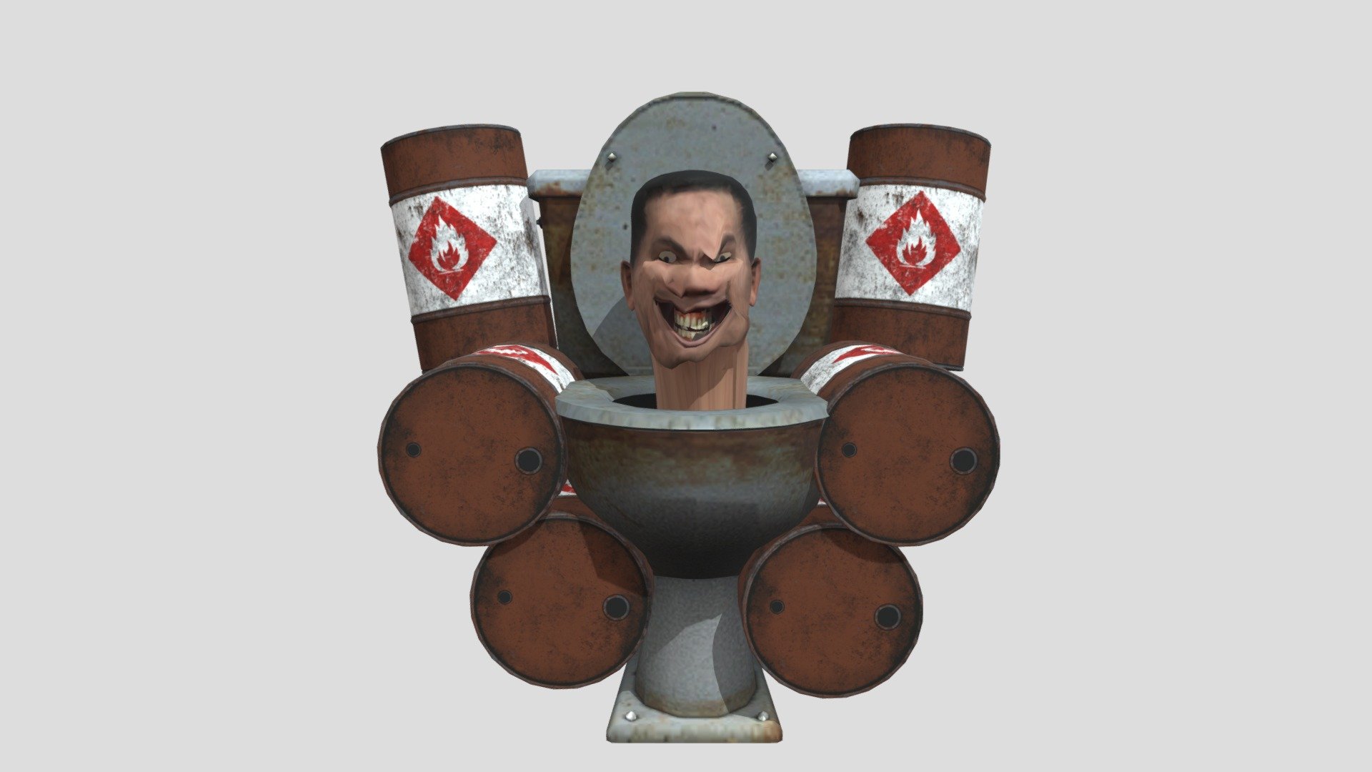 Explosive Kamikaze Skibidi Toliet - Download Free 3D model by ...