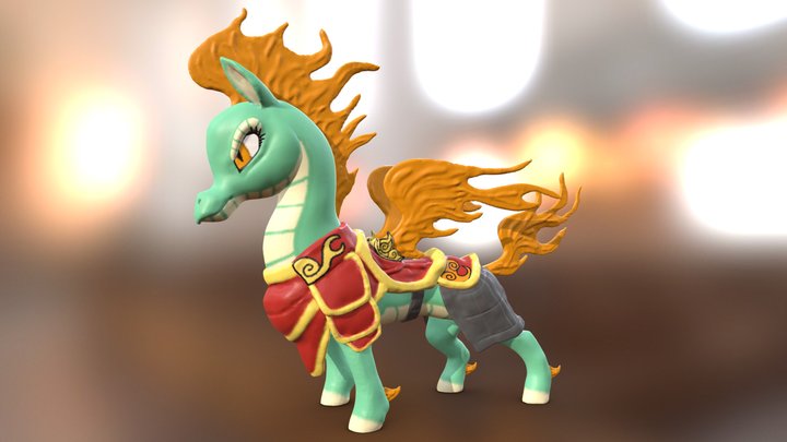 TIANHUO from "Them's Fightin' Herds" 3D Model