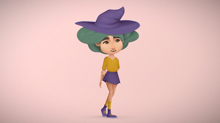 The Main Kid - Mysty Witchy Midnight Store 3D Model