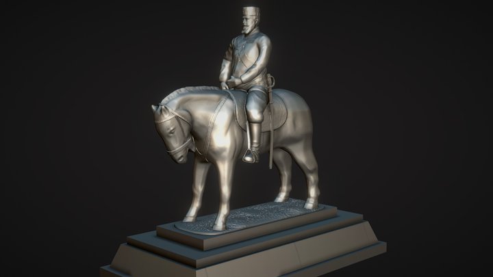 Monument to Alexander III / Памятник Александру 3D Model
