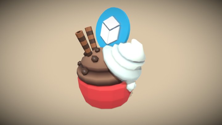 3December 2020 Day 9: Ice Cream – Free 3D Model STL