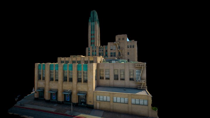 Bullocks Wilshire Building - Los Angeles 3D Model