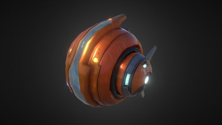 CG Exam 2018 - Spaceship 3D Model