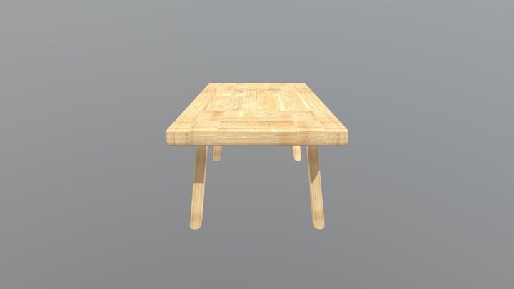 Absurd Texture Table 3D Model