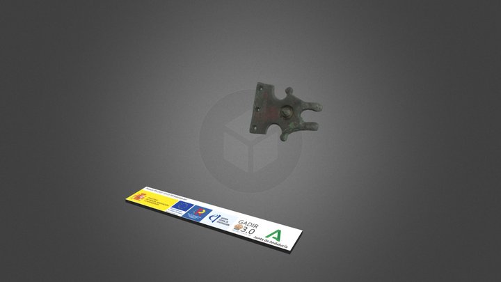 Broche de cinturón / Belt Brooch 3D Model