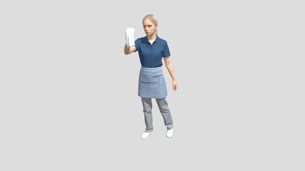 Cleaner in Uniform
